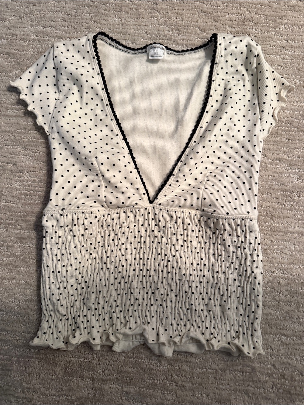 Kimchi Blue Urban Outfitters. New and never worn. Polka Dot V-Neck